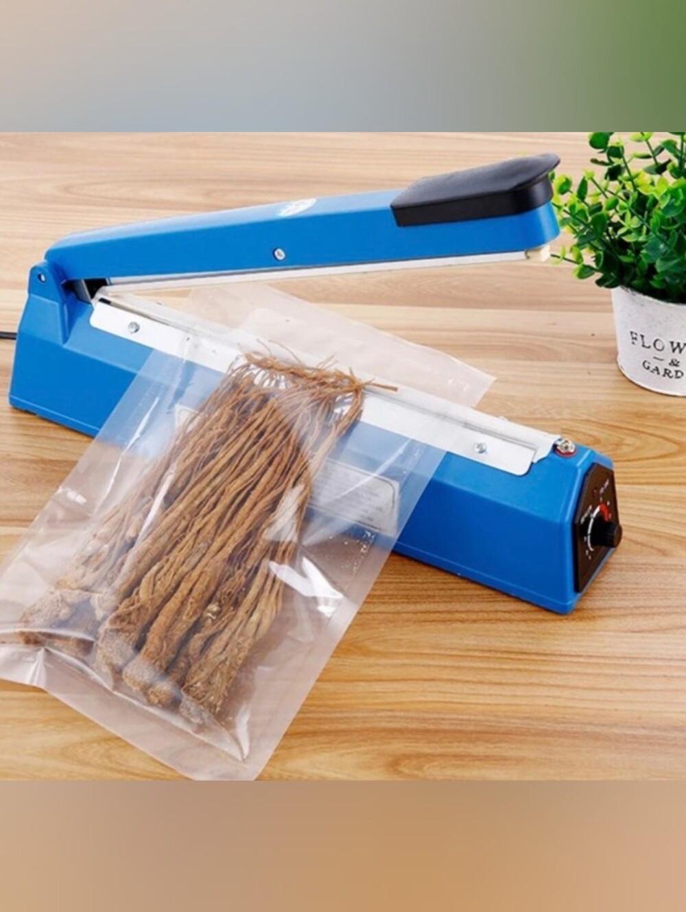 Impulse Heat Sealer Machine Blue With 1 Bag